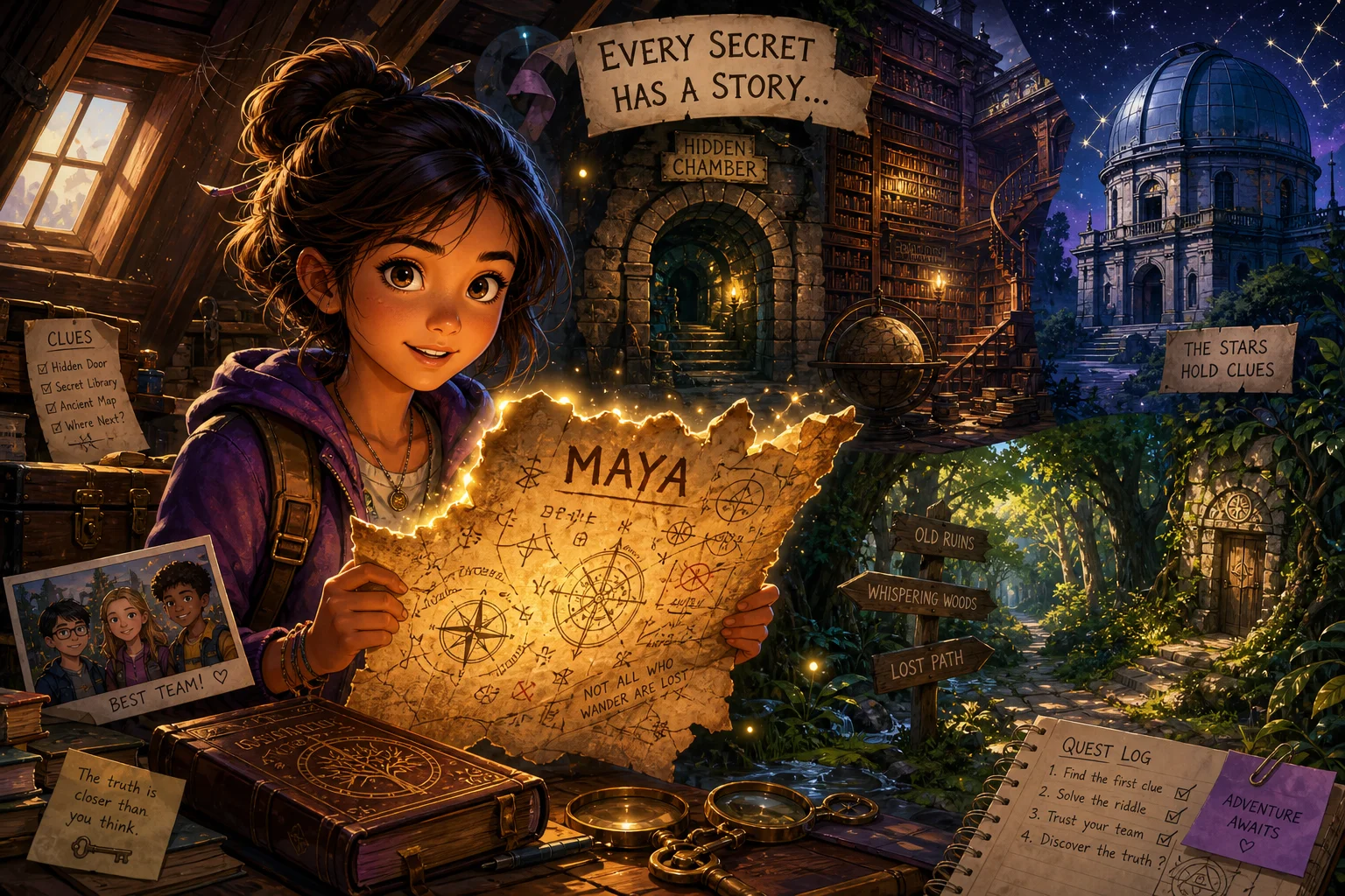 Maya and the Hidden Map