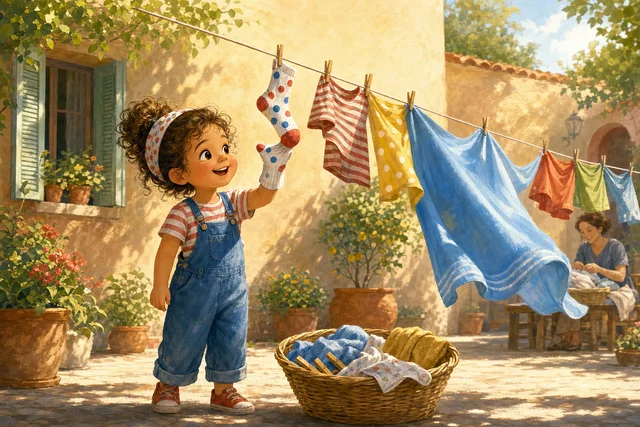 Lina's Little Laundry Line